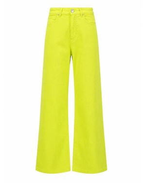 Brand Unique Jeans ,Geel ,Lima Wide Jeans
