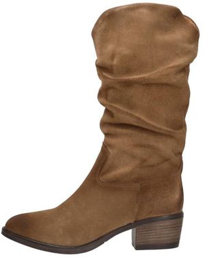 AQA Cowboy Boots - Marron