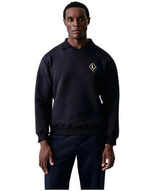 Lacoste French Made Badge Sweatshirt - Blau