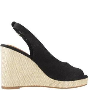Tommy Hilfiger Hoge Wig Espadrilles - Blauw