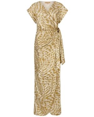 Josh V Wrap Dresses - Metallic