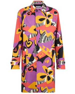 Moschino Single-Breasted Coats - Pink