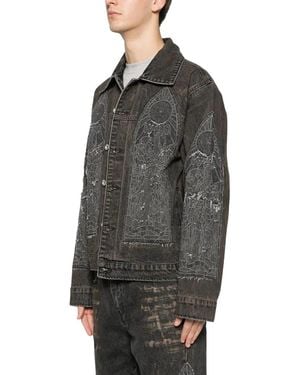 Who Decides War Denim Jackets - Grey
