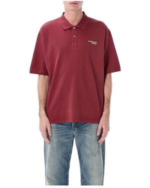 Acne Studios Polo Shirts - Rojo