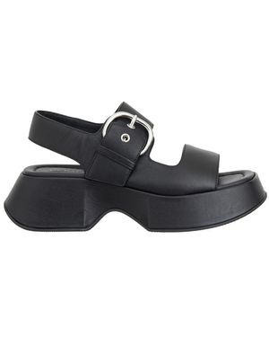 Vic Matié Flat Sandals - Nero