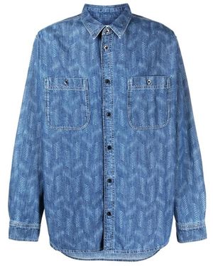 Isabel Marant Overhemden ,Blauw ,Katoen Bhelyn Katoenen Shirt