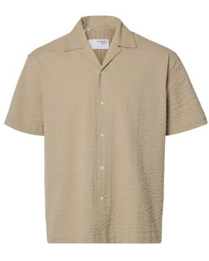 SELECTED Casual Hemden - Naturel