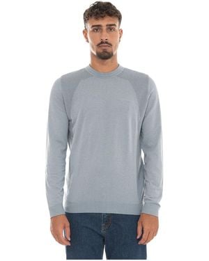 BOSS Round-Neck Knitwear - Azul
