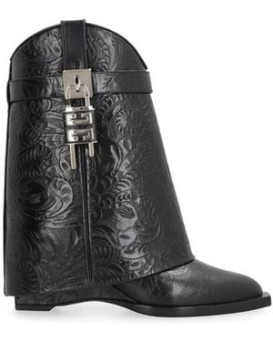 Givenchy Cowboy Boots - Negro
