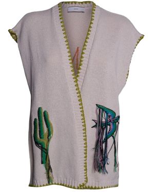 Akep Mouwloze Cardigan - Grijs