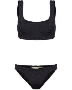 Paramidonna Badmode ,Zwart ,Tweed Emily Tweedelig Zwempak