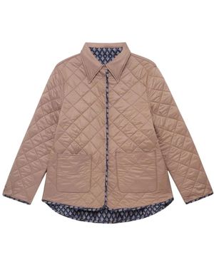 Maliparmi Jassen ,Polyester Omkeerbare Jas - Bruin