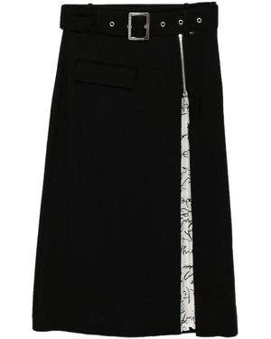 KARL LAGERFELD Geplooide Rok - Zwart