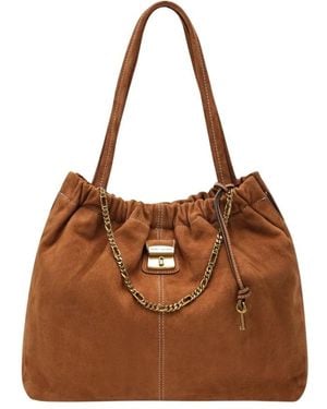 Marc Jacobs Suede Cristina Tote - Bruin