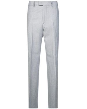 Berwich Straight Trousers - Grey