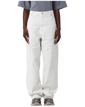 Balenciaga Wide Jeans - Blanco