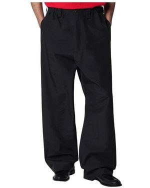 Willy Chavarria Wide Trousers - Black