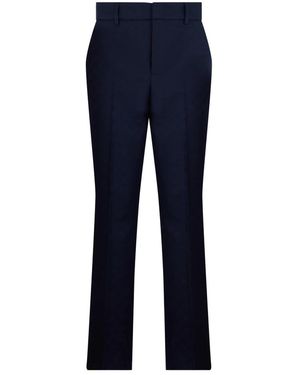 Gucci Katoenen Gabardine Broek - Blauw