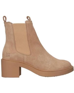Blackstone Heeled Boots - Marron
