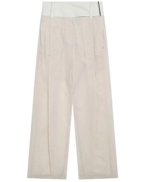 Sportmax Wide Trousers - Blanco