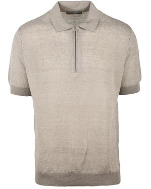 Daniele Fiesoli Tops ,Katoen Polo - Naturel