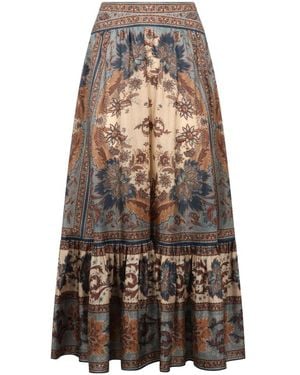 Zimmermann Midi Skirts - Brown