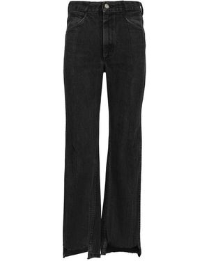 E.L.V. Denim Straight Jeans - Negro