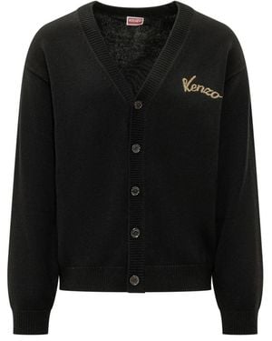 KENZO Cardigans - Negro