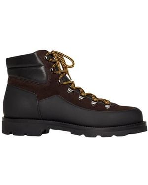 SCAROSSO Lace-Up Boots - Black