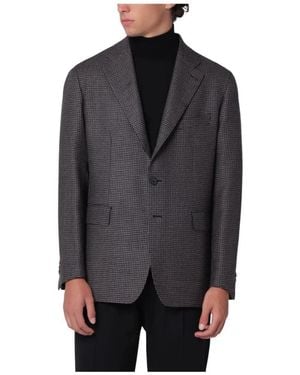 Tagliatore Kostuums ,Grijs ,Leer Newyork Jacket