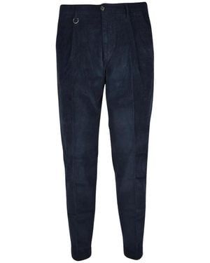 Paolo Pecora Straight Trousers - Blu
