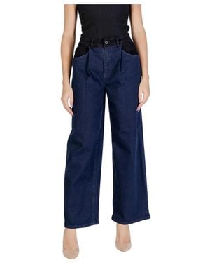 Ichi Wide Jeans - Blue