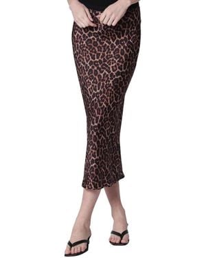 Anine Bing Midi Skirts - Brown