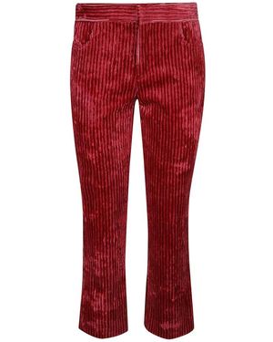 Isabel Marant Cropped Trousers - Red