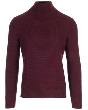 Tagliatore Turtleneck Sweater - Paars