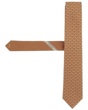 Ferragamo Ties - White