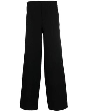 Ferragamo Straight Trousers - Black