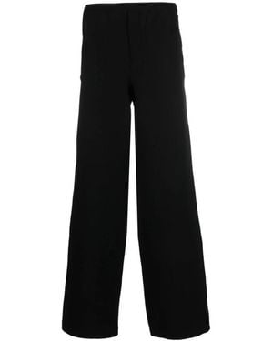 Ferragamo Straight Trousers - Black