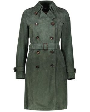 Moorer Trench Coats - Green