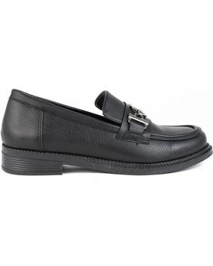 Vaani Casual Closed Loafers - Schwarz
