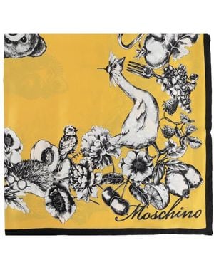 Moschino Silky Scarves - Geel