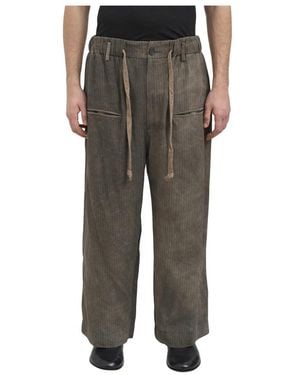 Ziggy Chen Wide Trousers - Grey