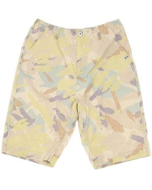 Element Abstrakte Camo-Overall-Shorts Regular Fit - Gelb