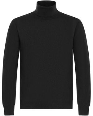 Franzese Collection Turtlenecks - Black