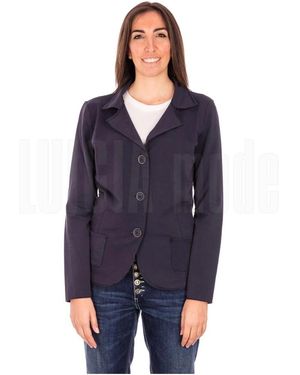 Alpha Studio Jersey Cardigan Voor Vrouwen - Blauw