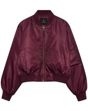 Anine Bing Bomber Jackets - Purple