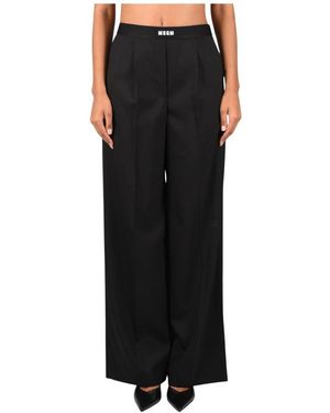 MSGM Weite Hose - Schwarz