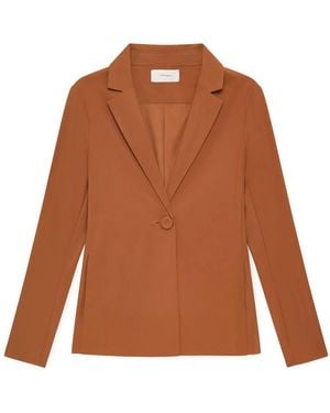 Maliparmi Zachte Jersey Blazer - Bruin