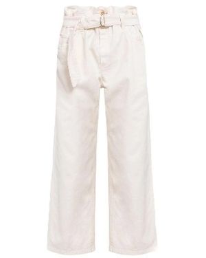 Brunello Cucinelli Wide Trousers - White
