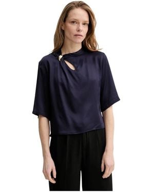 Sessun Layla Bluse Mit Ringdetail - Blau